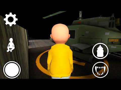 Escaping As The Baby In Yellow In Granny Chapter 2 Helicopter Escape