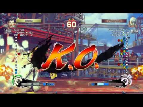 USFIV~ Makoto (duke728) vs  El Fuerte (KSjyutakuSYACHO) HD