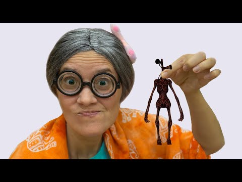 Super Granny VS Tiny Siren Head in real life