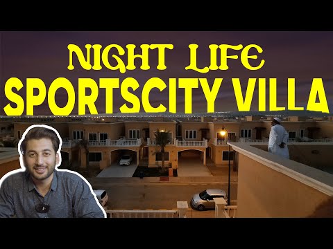 Night Life Of Sportscity Villa | Model Villa | 350 Sqyard Villas In Bahria Town Karachi