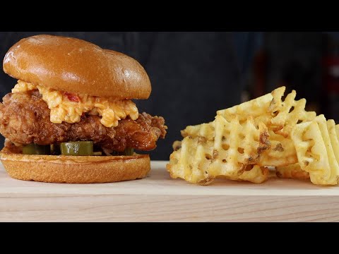 Homemade Chick-fil-A  Honey Pepper Pimento Chicken Sandwich
