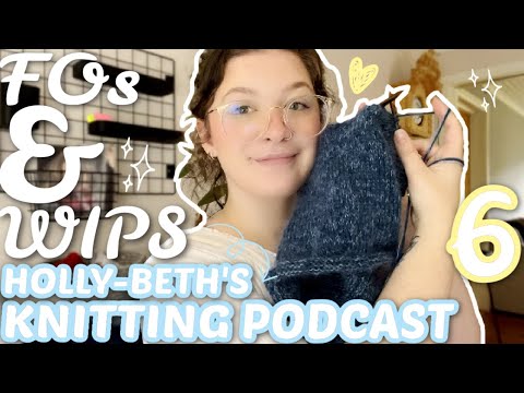 my little secret crop, knitted beanies,first mohair project | Ep 6 | Holly-Beth's Knitting Podcast 🧣