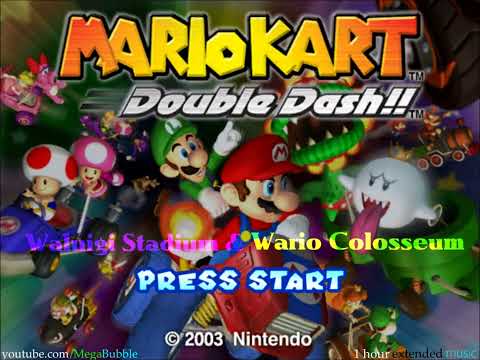 Mario Kart: Double Dash!! - Waluigi Stadium & Wario Colosseum Music (1 hour)