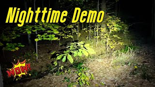 Nighttime Demonstration Only - Fenix E18R V2.0 EDC Flashlight