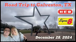 Princess Cruise Road Trip | H-E-B | Super 8 Wyndham | Galveston, TX