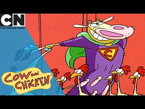 牛和雞 | 超級牛大顯身手 | Cartoon Network (Cow and Chicken | Super Cow Saves the Day | Cartoon Network)