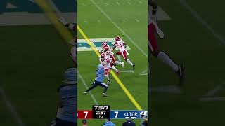 AJ INTERCEPTS THE CHAD KELLY PASS ????‍???? #interception #cfl #football #stampeders