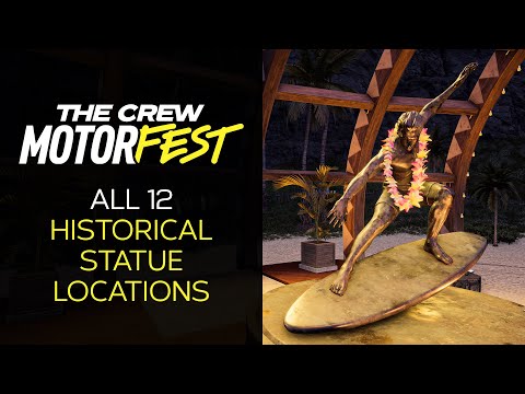 The Crew Motorfest - All 12 Historical Statue Locations ("Rainbow Statues" Challenge)