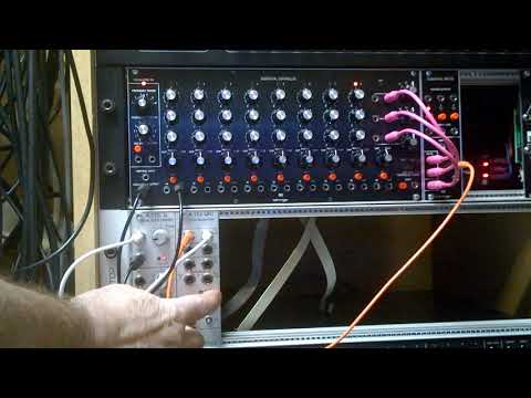 Пример использования модулей Moog 960 и Moog 962