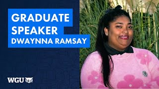 Graduate Speaker Dwaynna Ramsay, School of Education - WGU 2025 Atlanta Commencement