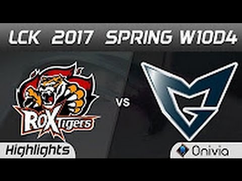 ROX vs SSG Highlights Game 1 LCK Spring 2017 W10D4 ROX Tigers vs Samsung
