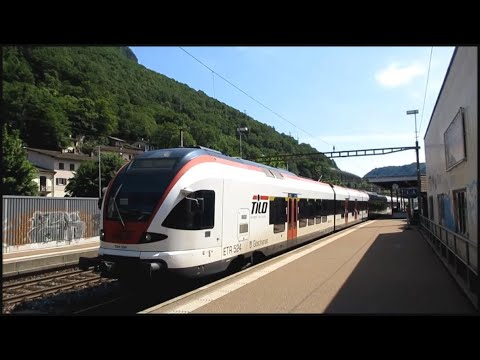 Treno S10 Partenza a Capolago-Riva S. Vitale