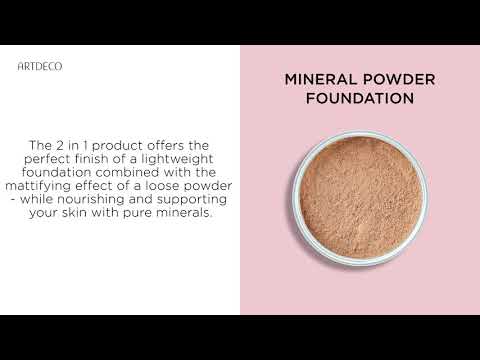 "Artdeco" mineralinė pudra 6 Honey video