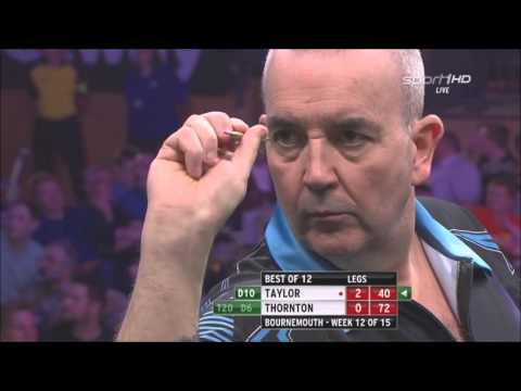 Robert Thornton vs Phil Taylor 12th Week Premier League Darts 2016