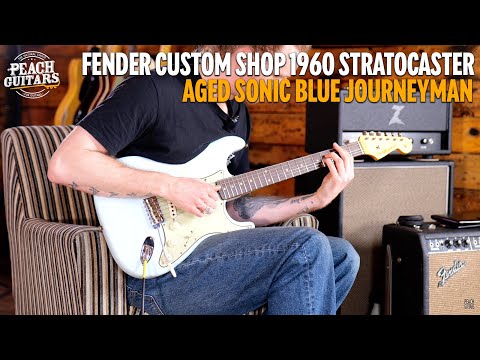 Fender Custom Shop Limited 60 Strat - Journeyman Relic Super Faded Aged Sonic Blue image 13