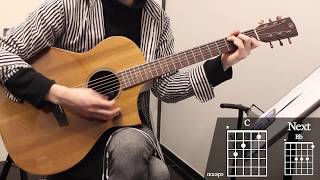Lies - Glen Hansard &amp; Markéta Irglová Guitar Cover for Beginner Playing by [Musicdrawing]