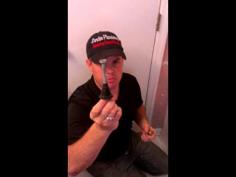 Grinding the seat of a faucet