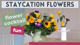 Flower cocktail fun
