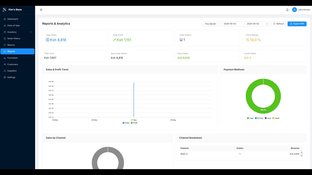 StockWise POS Demo Video - Inventory Management System for Kenyan Businesses