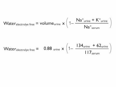 electrolyte free water