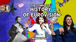 The Complete History of Eurovision | 1956-2017 | Mapped Out | Every Year, Country and Winning Song|