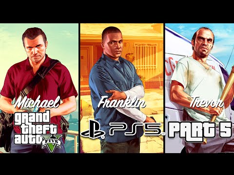 PS5 Grand Theft Auto V Walkthrough Full Game PART 5 Play Station 5(GTA 5) No Commentary