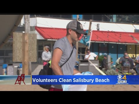 Volunteers Clean Salisbury Beach