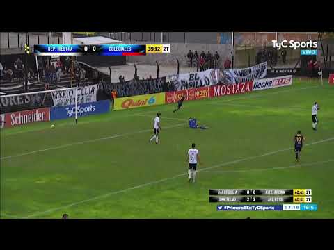 Riestra 0 Colegiales 1 ( primera B)