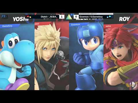 Ascension III Doubles Winners Round 3 - Diakii/SEBA (Red) vs SmashedGameboy/Goemon (Blue)