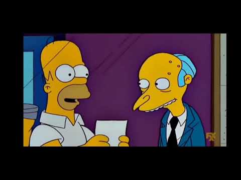 Mr. Burns on a radio talk show.