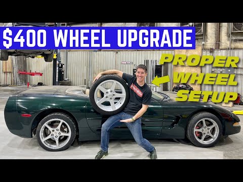$400 In WHEELS Made The Rat Infested Corvette Look INCREDIBLE