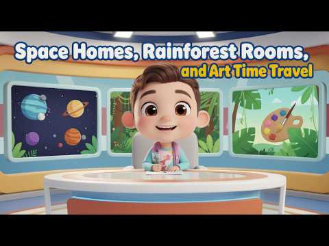 Space Homes, Rainforest Rooms, and Art Time Travel