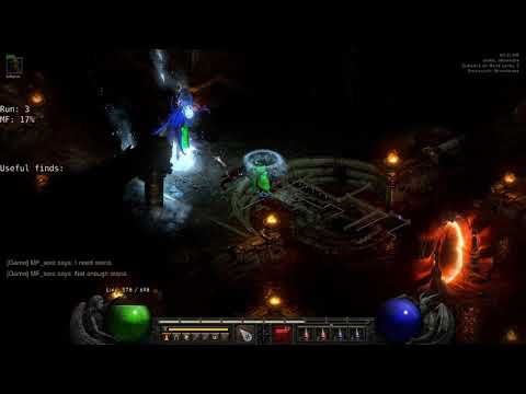 100 Nightmare Mephisto runs with a new character (low MF) in Diablo 2: Resurrected