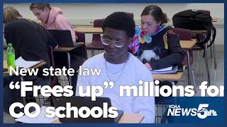 New state law to 'free up' millions of dollars for Colorado school districts