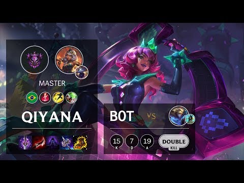 Qiyana Bot vs Ezreal - BR Master Patch 10.3