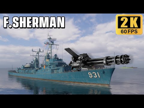 Destroyer Forrest Sherman: 0.5 second reload like gatling cannon