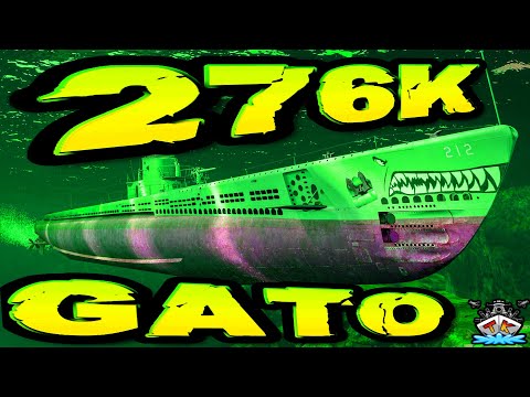Gato drückt 276K *SCHROOTFLINTE!!!* "Sub-Club" ⚓️ in World of Warships 🚢 Uboot Submarine