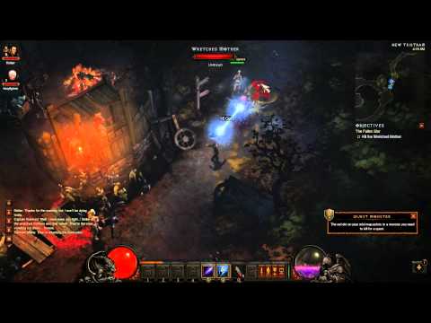 Diablo 3 gameplay walkthrough HD Dual Commentary - Part 1 - The Fallen Star