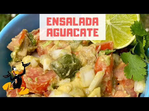 Ensalada de Aguacate en 4 Pasos 🥑 ¡FRESCA Y CON TOMATE!