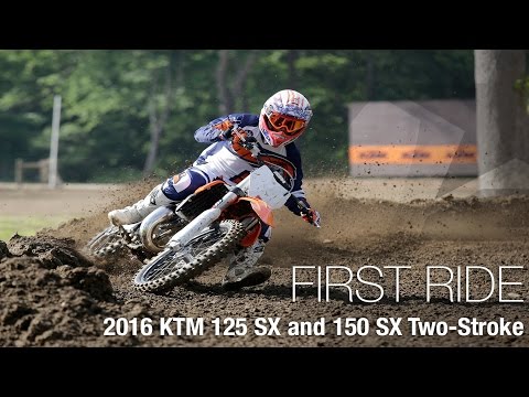 2016 KTM 125 SX and 150 SX Two-Stroke First Ride - MotoUSA