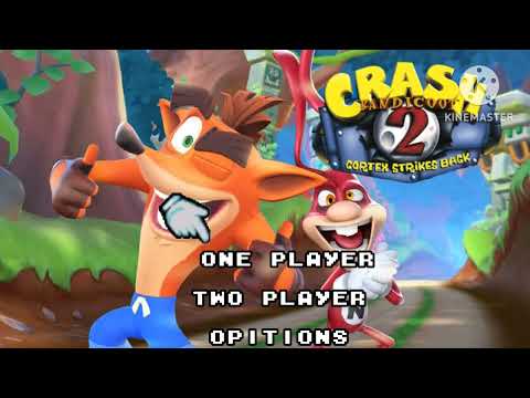 Crash Bandicoot 2: Cortex Strikes Back (English SNES Bootleg) Continue and Game Over Screen