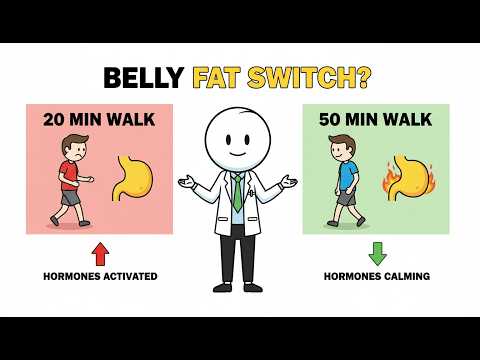 What Happens to Belly Fat When You Walk 20 vs 50 Minutes? (Science Explained)