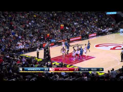 2015-11-09 NBA RS Nemanja Bjelica vs Atlanta
