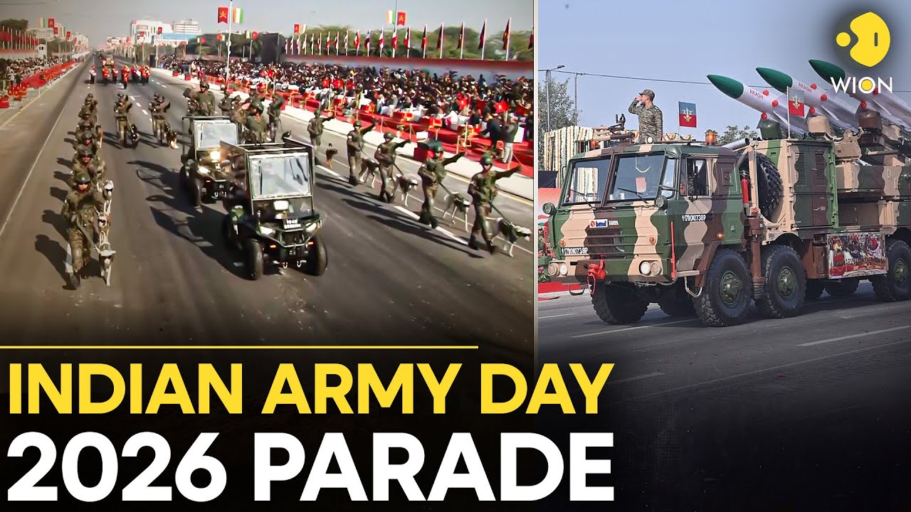 Indian Army Day 2026: Advanced Weapons, Gallantry Awards, and Bhairav Battalion at the Parade | WION