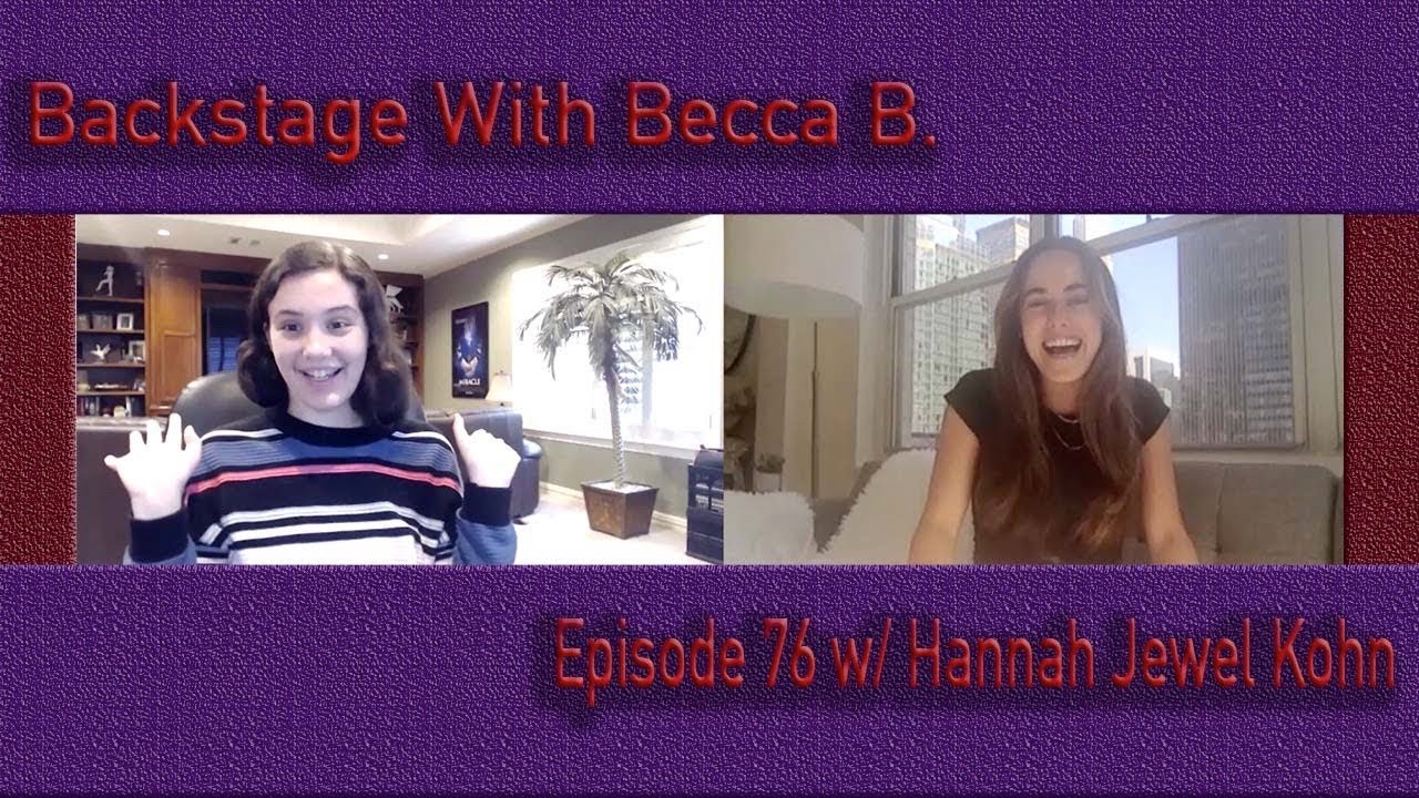 Ep. 76 with Frozen's Hannah Jewel Kohn