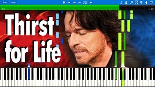 Yanni - Thirst for Life | Synthesia piano tutorial