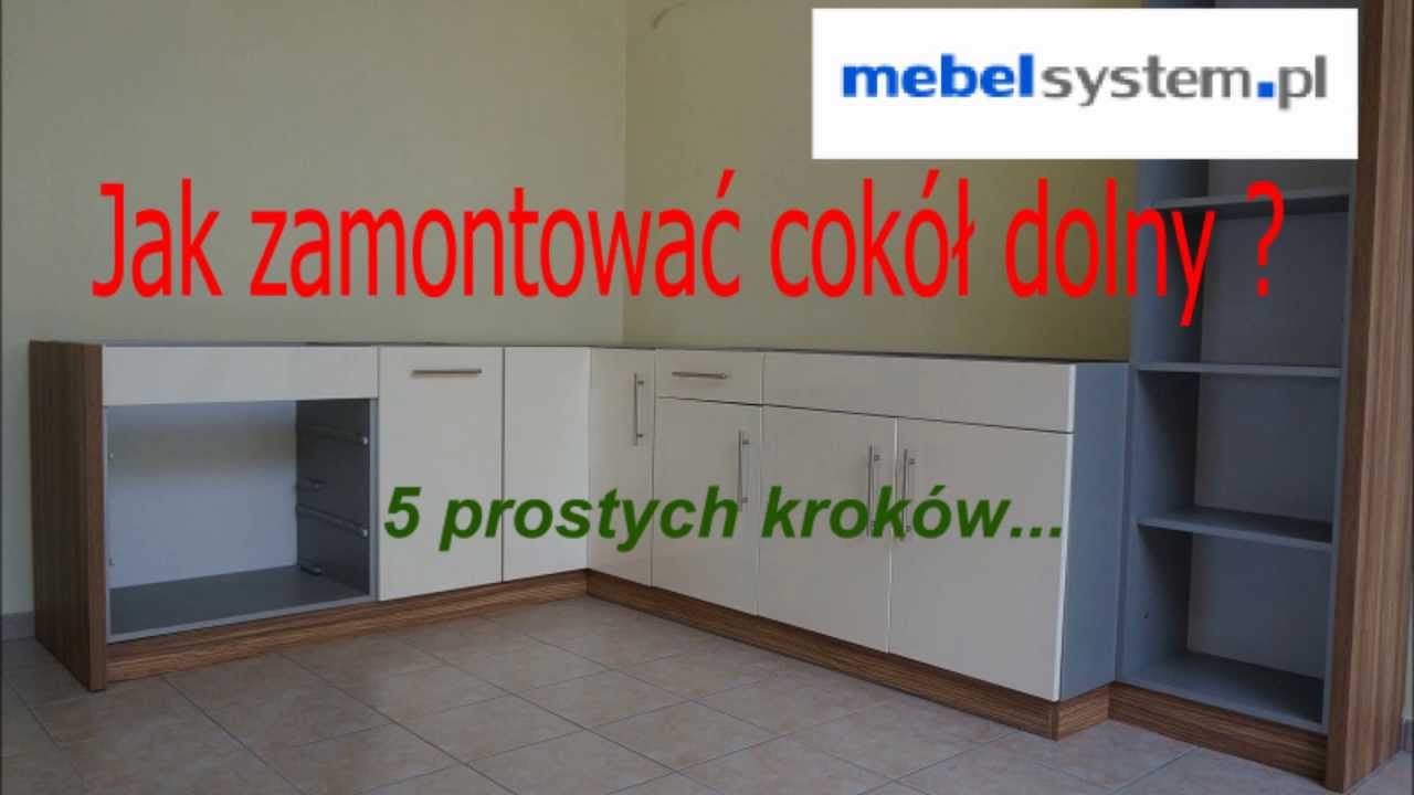Montaż cokołów dolnych - mebelsystem.pl