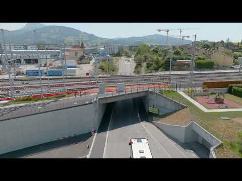 Programme Bulle | Fin des gros travaux sur le tronçon entre Bulle et la Tour-de-Trême