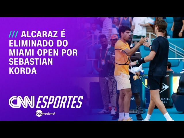 Alcaraz é eliminado no Miami Open e "complica" João Fonseca | CNN PRIME TIME