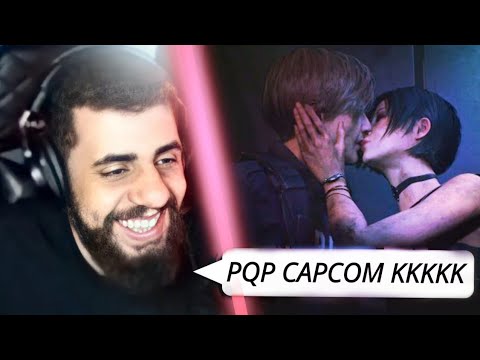 MASTER REAGINDO ao BEIJO entre LEON e ADA em RESIDENT EVIL 2 REMAKE